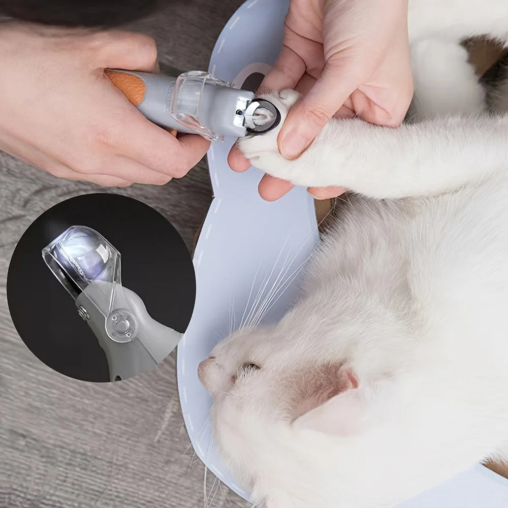 Pet Nail Clipper For Dogs And Cats With Built In LED Light