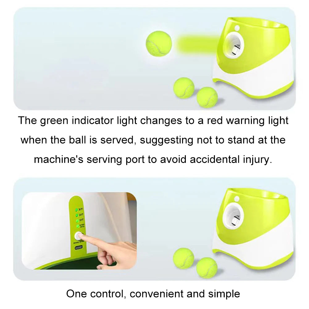 Automatic Dog Ball Launcher Interactive Pet Toy Rechargeable Catapult for Dogs and Cats