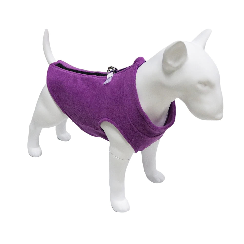 Winter Fleece Dog Coat For Small Medium Dogs Warm Vest Jacket