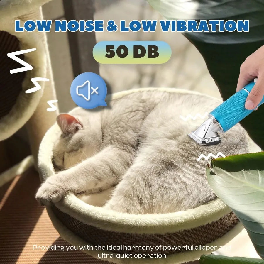 MDNG 300W Pet Grooming Clippers Dog Hair Trimmer Low Noise Three Speed