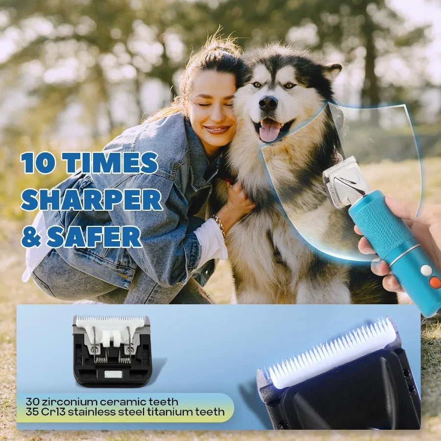 MDNG 300W Pet Grooming Clippers Dog Hair Trimmer Low Noise Three Speed