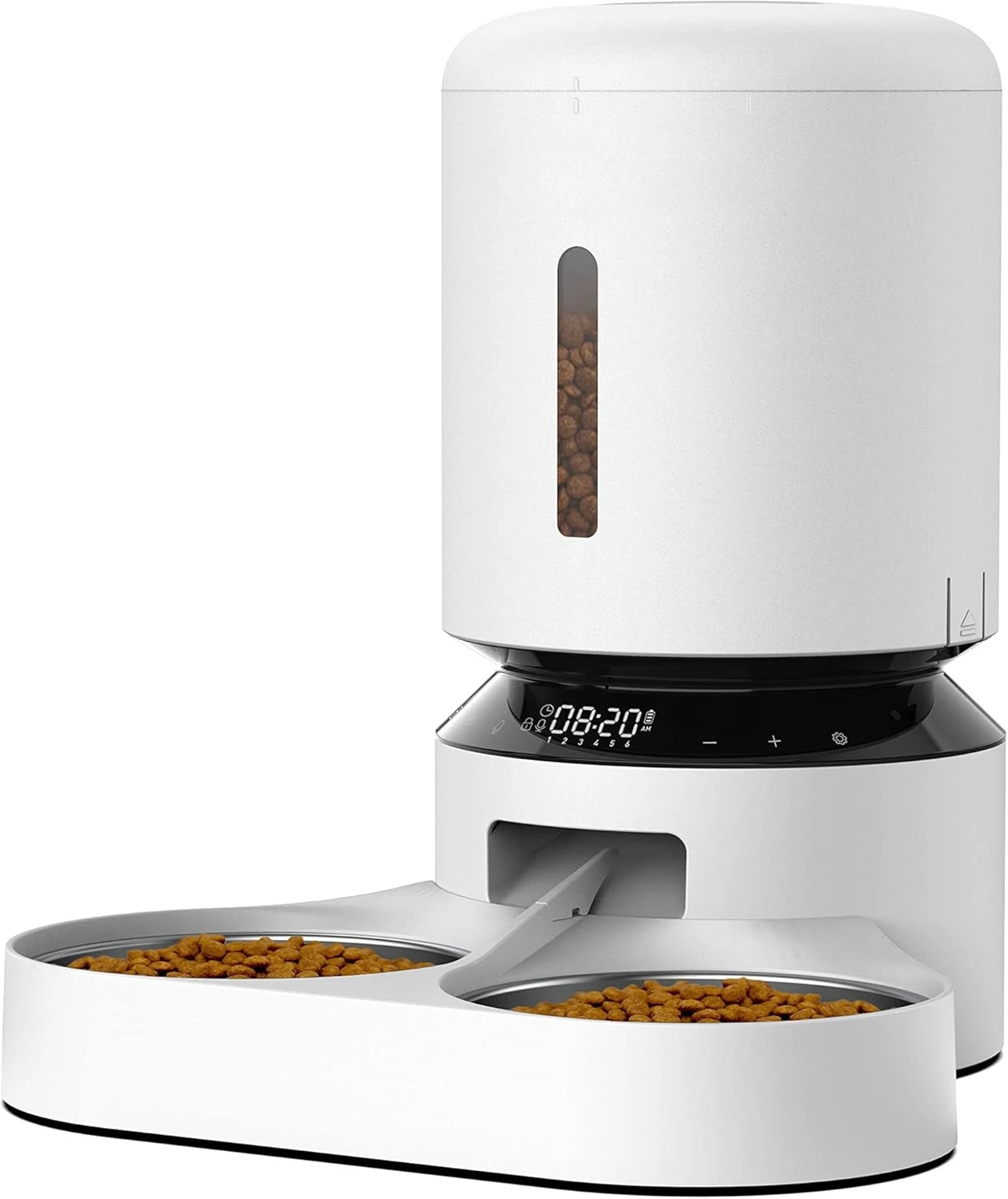 Automatic Cat Feeder with Camera for Two Cats 1080P HD Video with Night Vision 5G WiFi Pet Feeder with Two Way Audio Sound Alerts