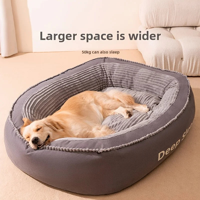 NONECN Donut Pet Bed Soft Washable Cushion For Dogs Cats Kennel