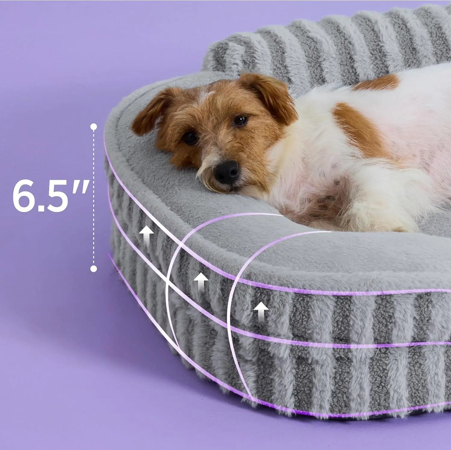 Orthopedic Dog Bed With Waterproof Cover And Non Slip Bottom