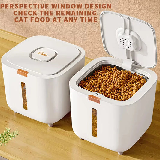 Pet Food Storage Barrel Capacity Sealed Moisture Proof Canister