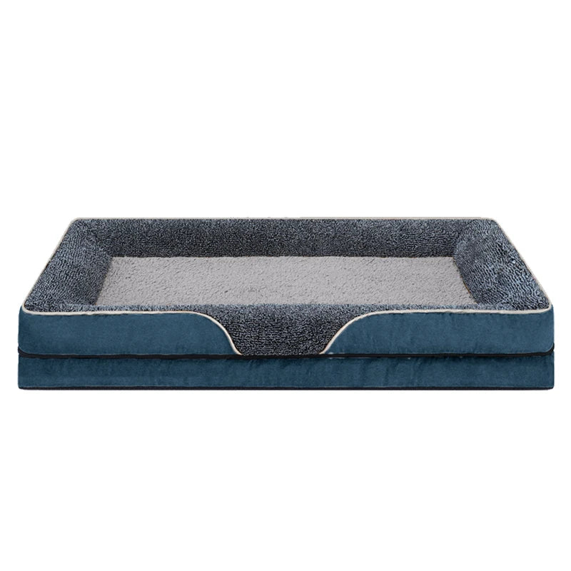 Oversized Removable Washable Pet Bed For All Seasons With Raised Edges