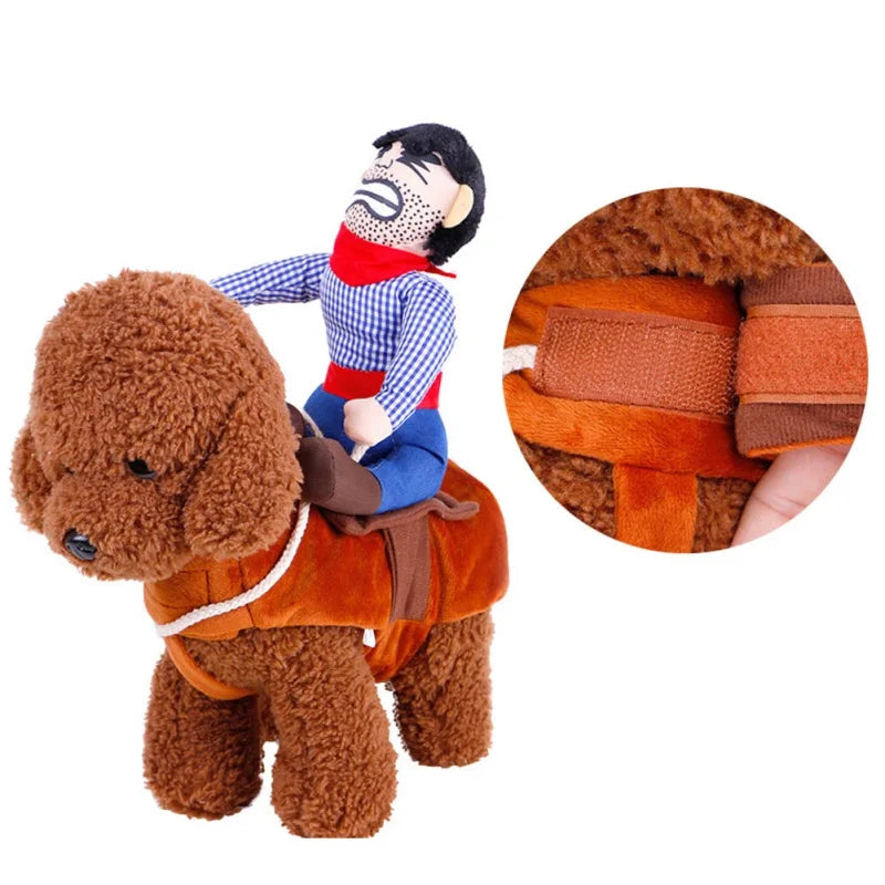 NONECN Halloween Dog Costume Cowboy Knight Pet Suit