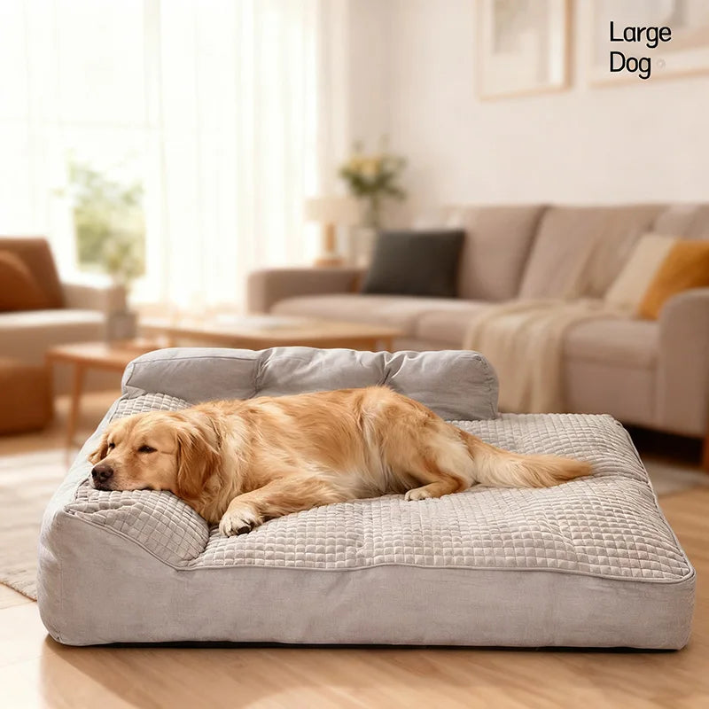 NONECN All Season Dog Bed Sofa For Large Pets Washable