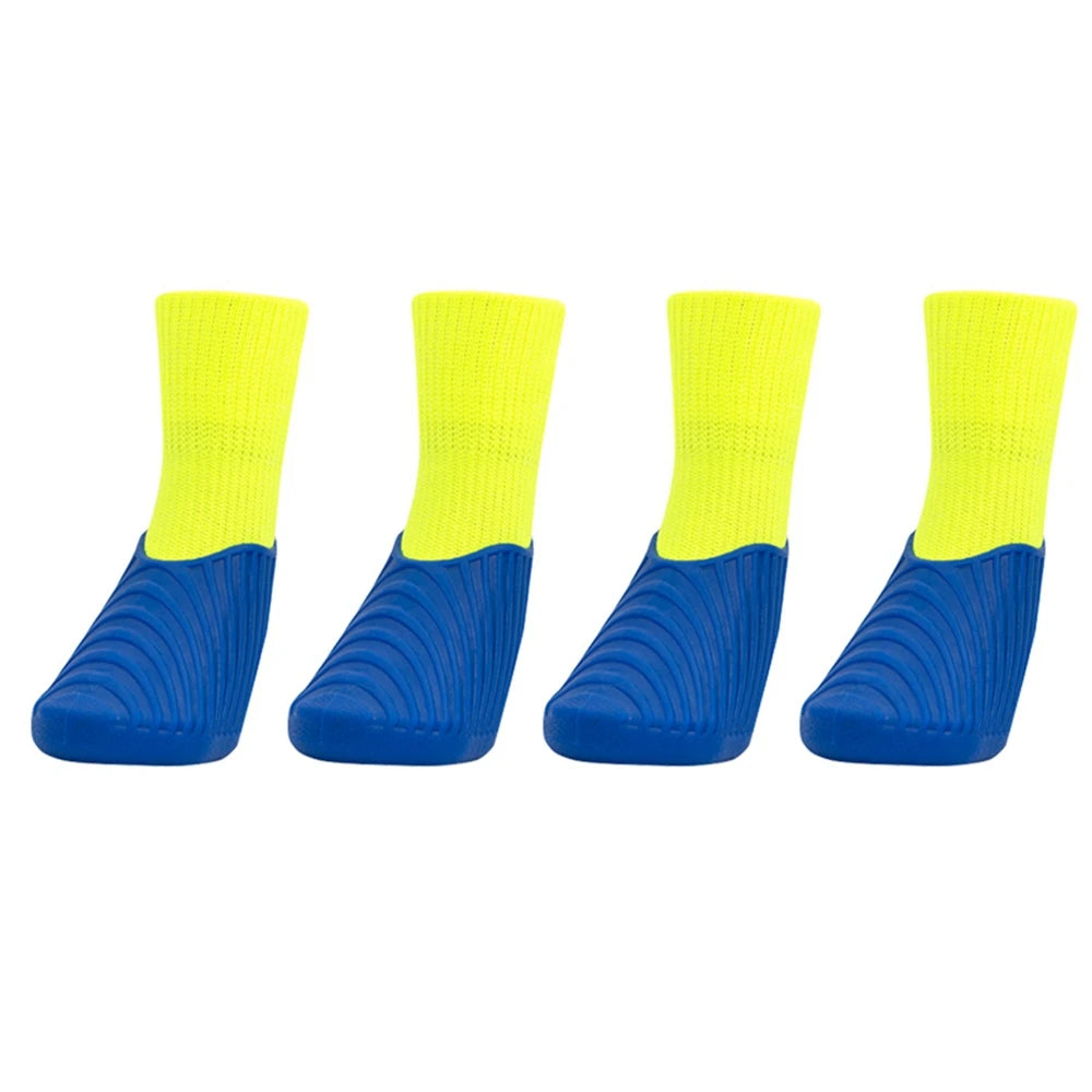 4Pcs Outdoor Dog Boots Paw Protector Waterproof Anti Slip Shoes For Dogs Cats
