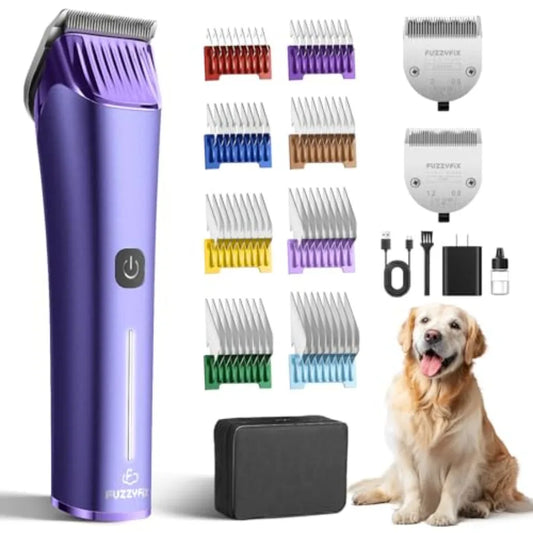 MDNG Cordless Pet Grooming Dual-Speed Clipper With 5-in-1 A5 Blade