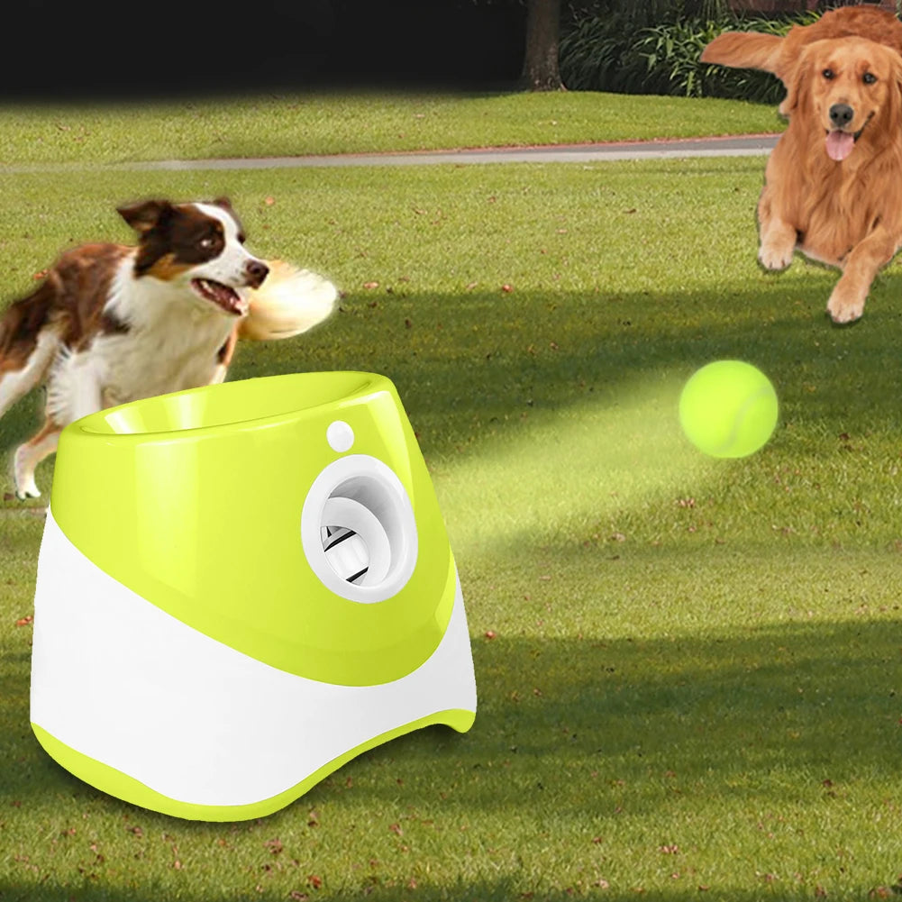 Automatic Dog Ball Launcher Interactive Pet Toy Rechargeable Catapult for Dogs and Cats