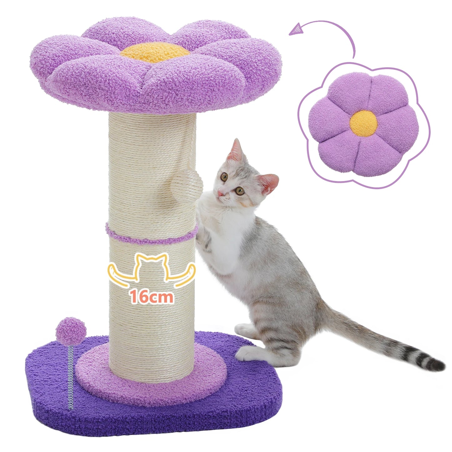 Unique Design Cat Scratching Post Easy To Assemble For Indoor Cats