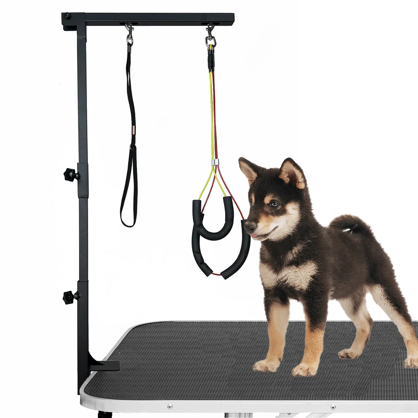 NONECN Adjustable Dog Grooming Arm With Clamp And Loops