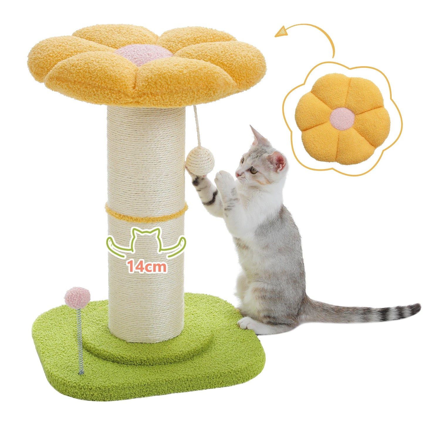 Unique Design Cat Scratching Post Easy To Assemble For Indoor Cats