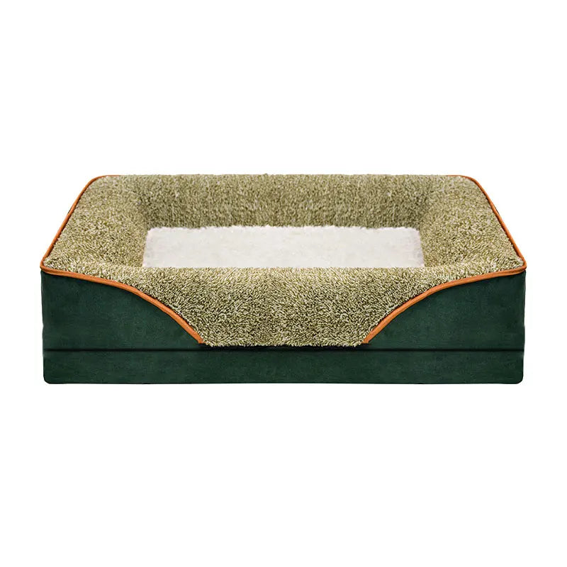 Oversized Removable Washable Pet Bed For All Seasons With Raised Edges