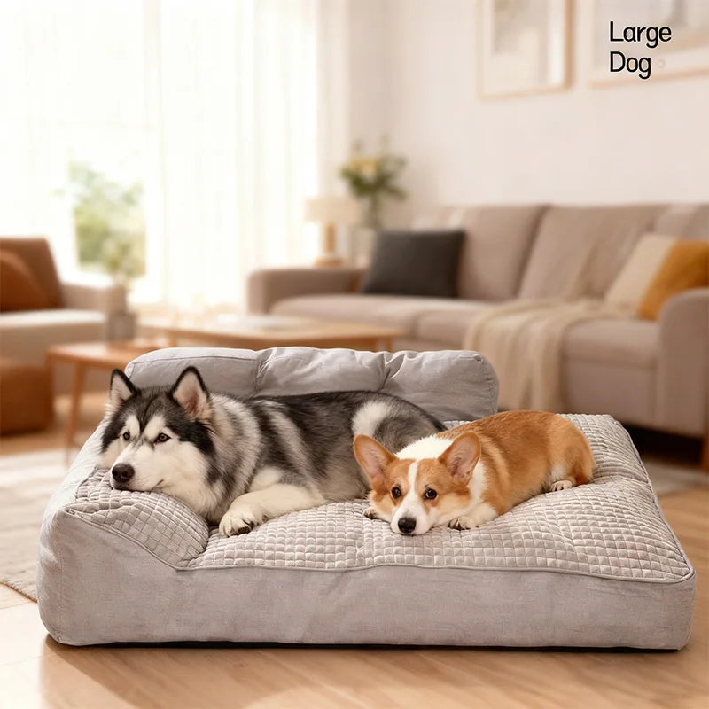 NONECN All Season Dog Bed Sofa For Large Pets Washable