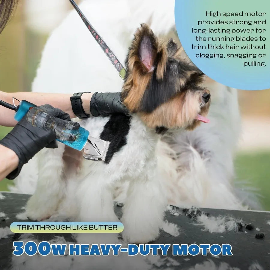 MDNG 300W Pet Grooming Clippers Dog Hair Trimmer Low Noise Three Speed