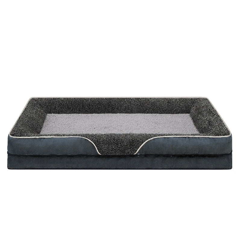 Oversized Removable Washable Pet Bed For All Seasons With Raised Edges