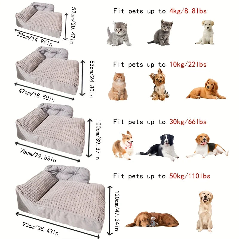 NONECN All Season Dog Bed Sofa For Large Pets Washable